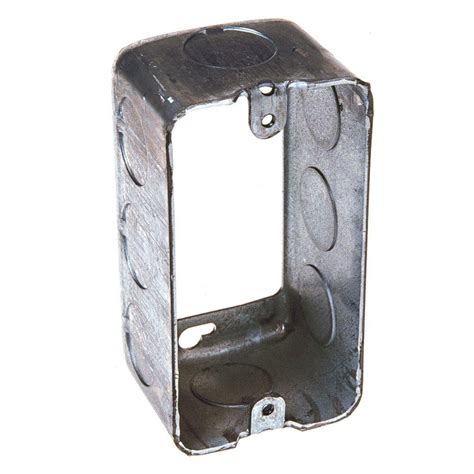 1 gang 1 4 in electrical receptacle box extension ring|1 gang metal box.